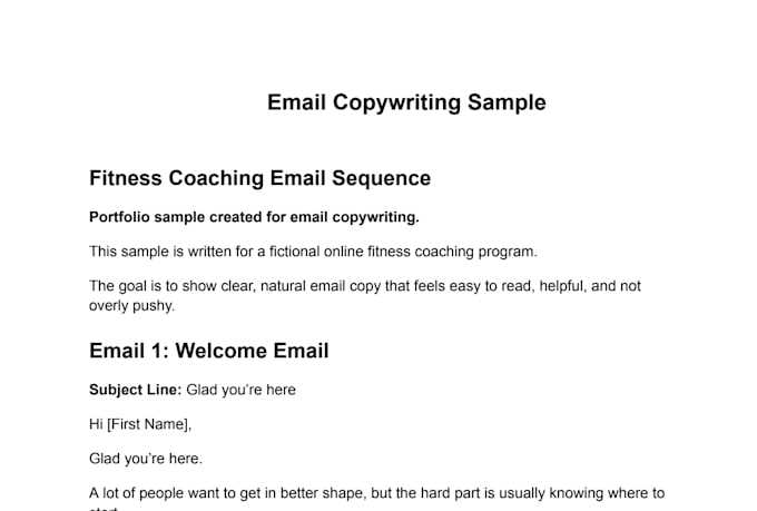 write clear email copy for your business